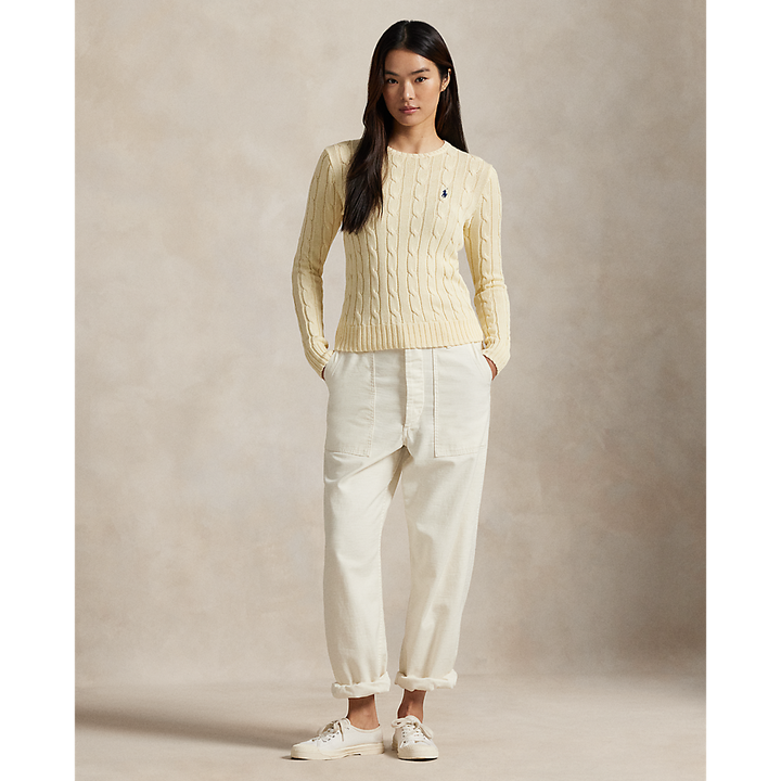 PRL Cable-Knit Cotton Crewneck Sweater/Pulover 211971869015