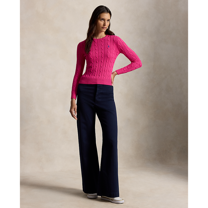 PRL Cable-Knit Cotton Crewneck Jumper/Pulover 211971869508