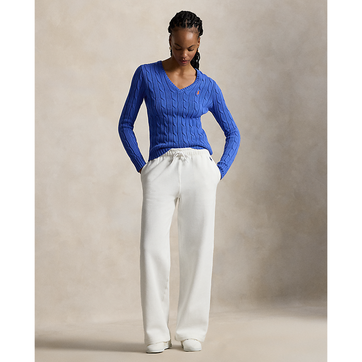 PRL Cable-Knit Cotton V-Neck Jumper/Pulover 211971870504