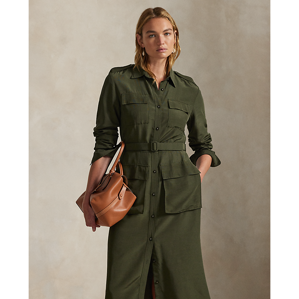 PRL Belted Faille Shirtdress/Haljina 211972077001