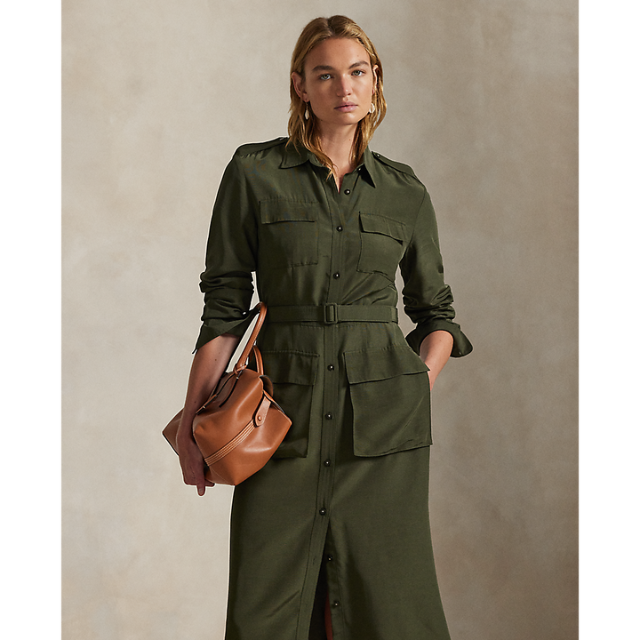 PRL Belted Faille Shirtdress/Haljina 211972077001