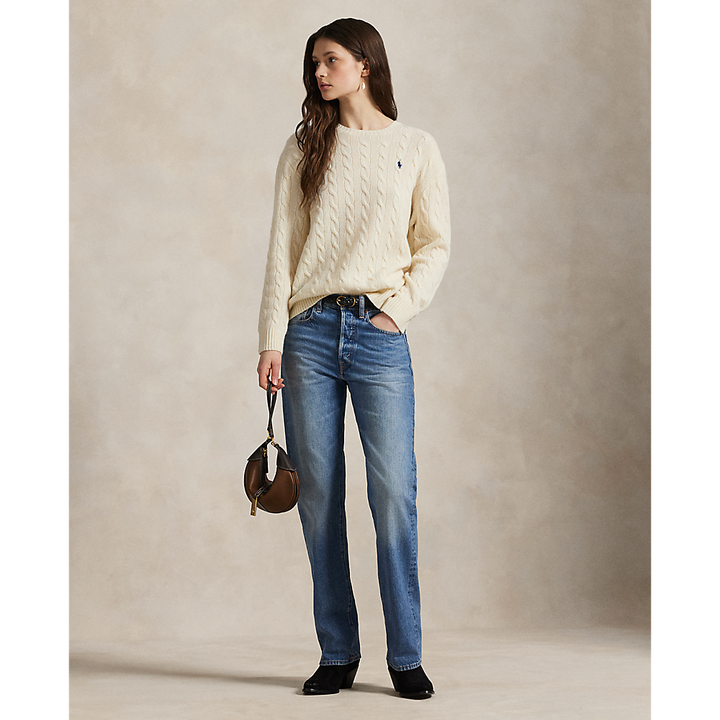PRL Cable Wool-Cashmere Crewneck Jumper/Pulover 211972115004