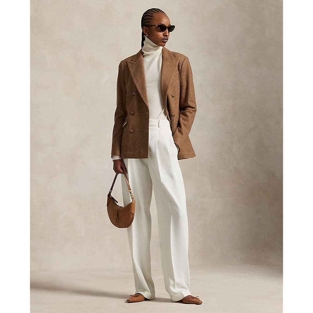 PRL Double-Breasted Herringbone Blazer/Sako 211973828001