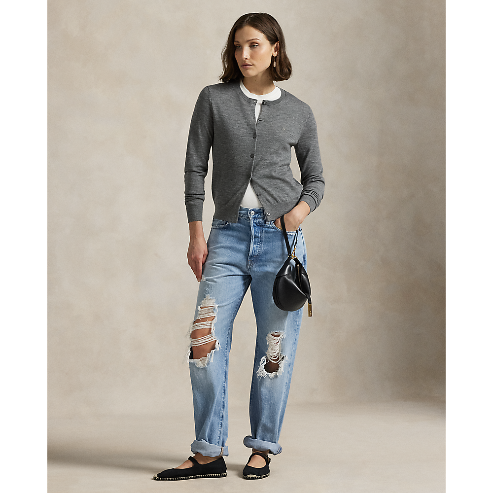 PRL  Wool Crewneck Cardigan/Pulover 211977954003