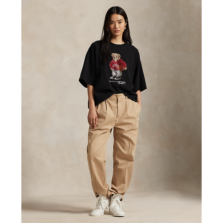 PRL Rhinestone Polo Bear Cotton Jersey Tee/Majica 211978140001