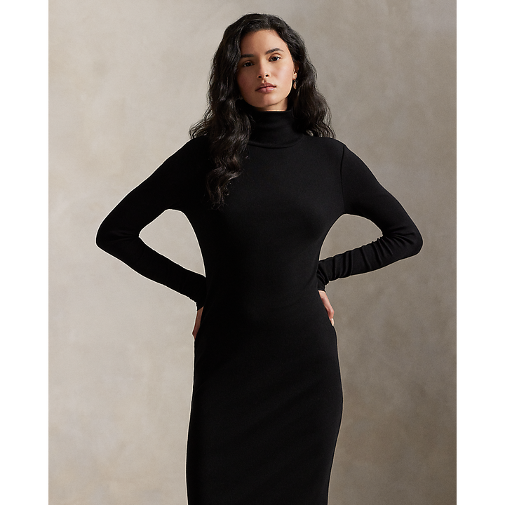PRL Ribbed Turtleneck Dress/ Haljina 211978153001