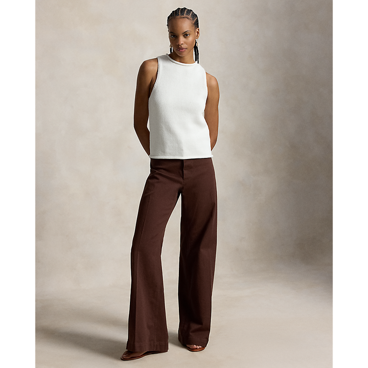 PRL  Linen-Blend Sleeveless Sweater Tank/Pulover 211A12721001