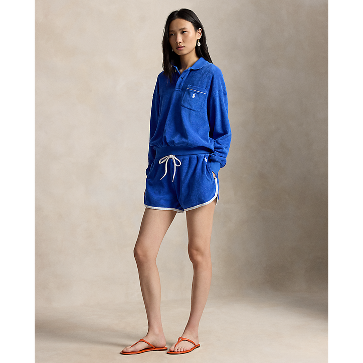 PRL Terry Long-Sleeve Polo Shirt/Polo majica 211A12737001