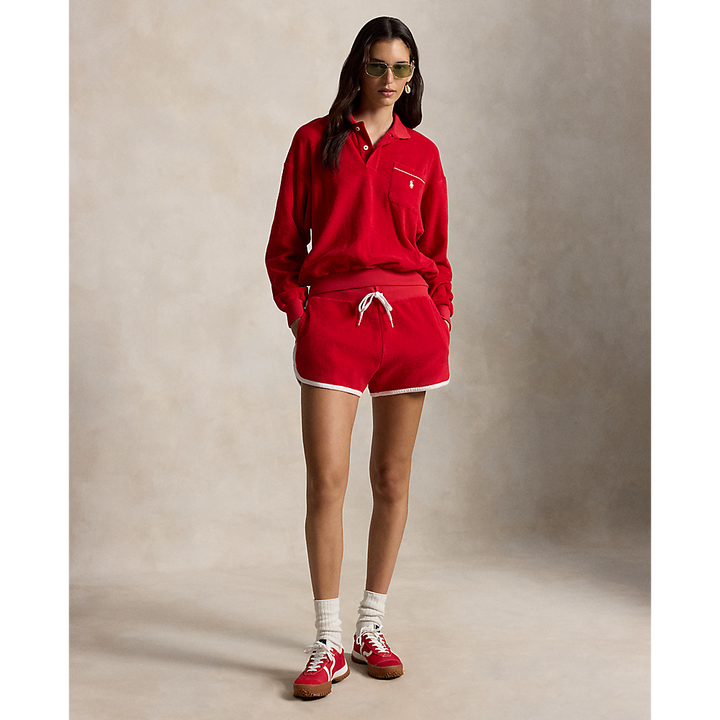 PRL Terry Long-Sleeve Polo Shirt/Polo majica 211A12737003