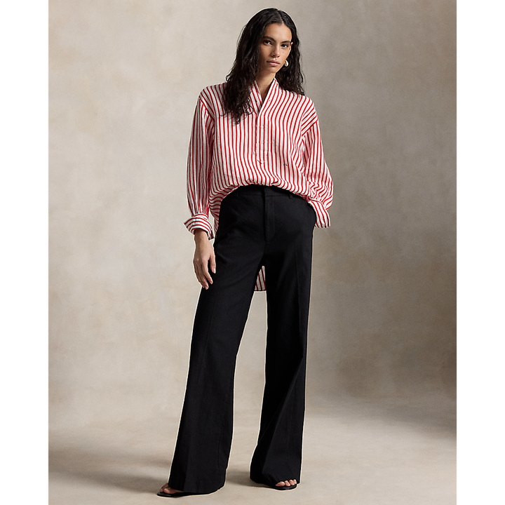 PRL Striped Linen-Cotton Shirt/Košulja 211A12790001