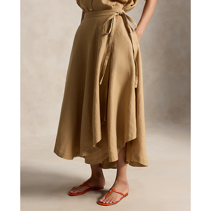 PRL Linen Wrap Skirt/ Suknja 211A12946002