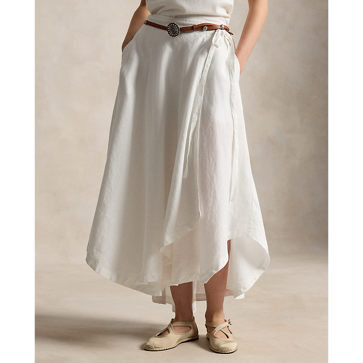 PRL Linen Wrap Skirt/Suknja 211A12946003