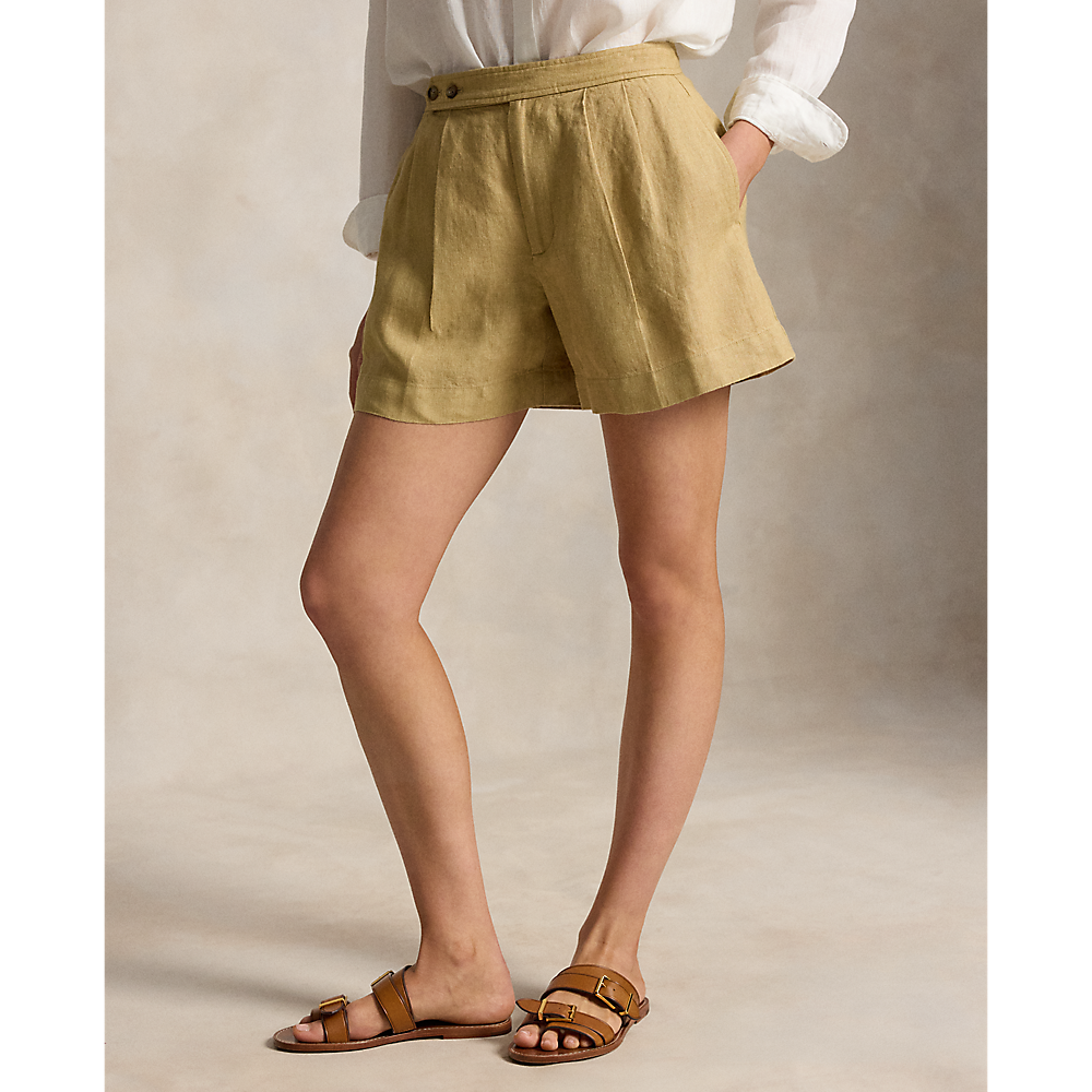 PRL Pleated Linen Short/Bermude 211A12967001