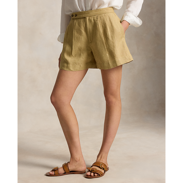 PRL Pleated Linen Short/Bermude 211A12967001