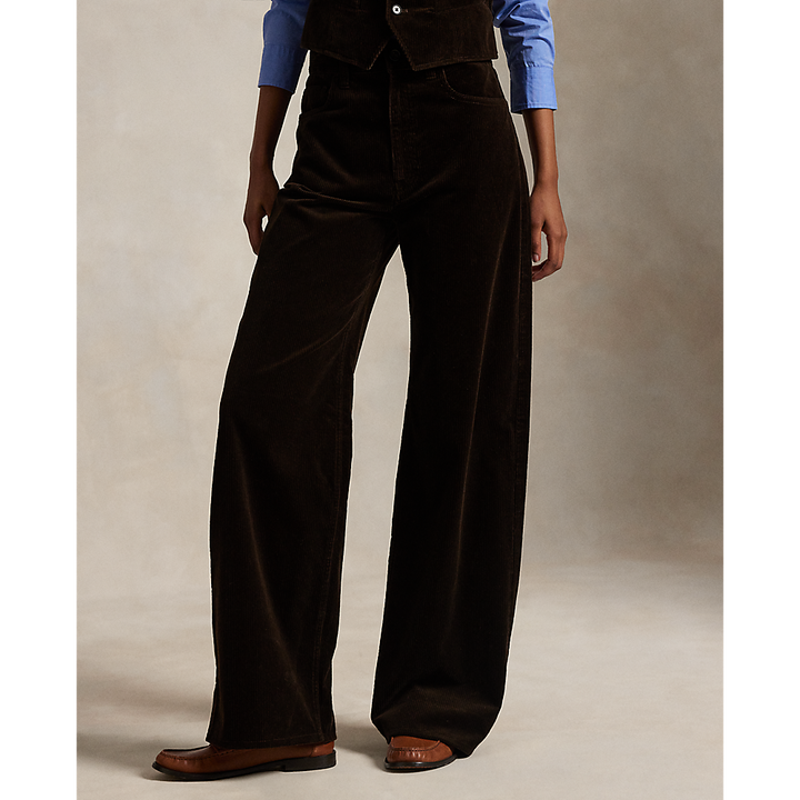 PRL Corduroy Wide-Leg Pant /Hlače 211A87463002