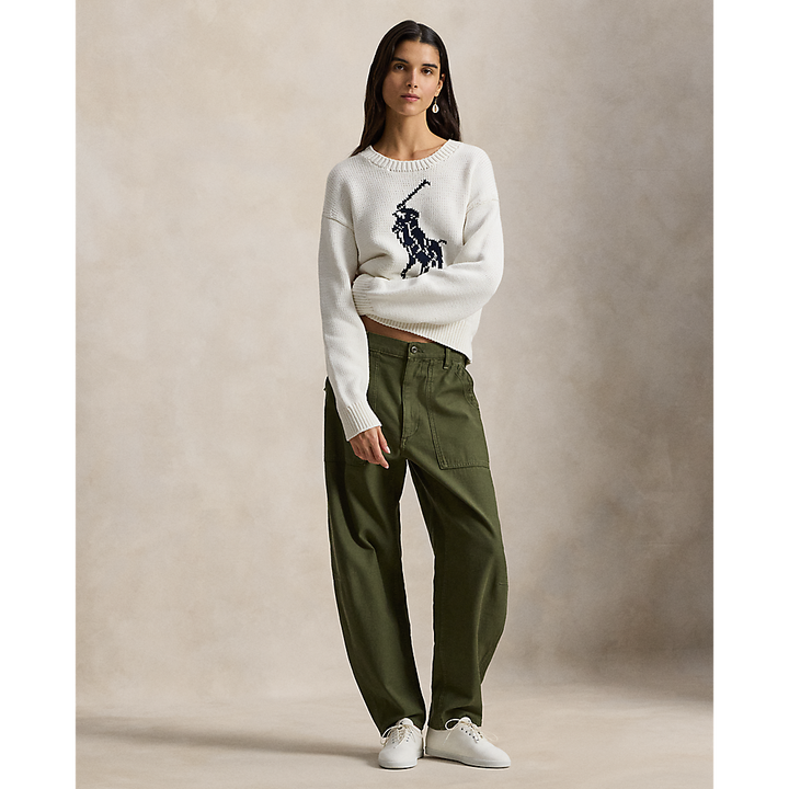 PRL Big Pony Cotton Crewneck Jumper/Pulover 211A96234002