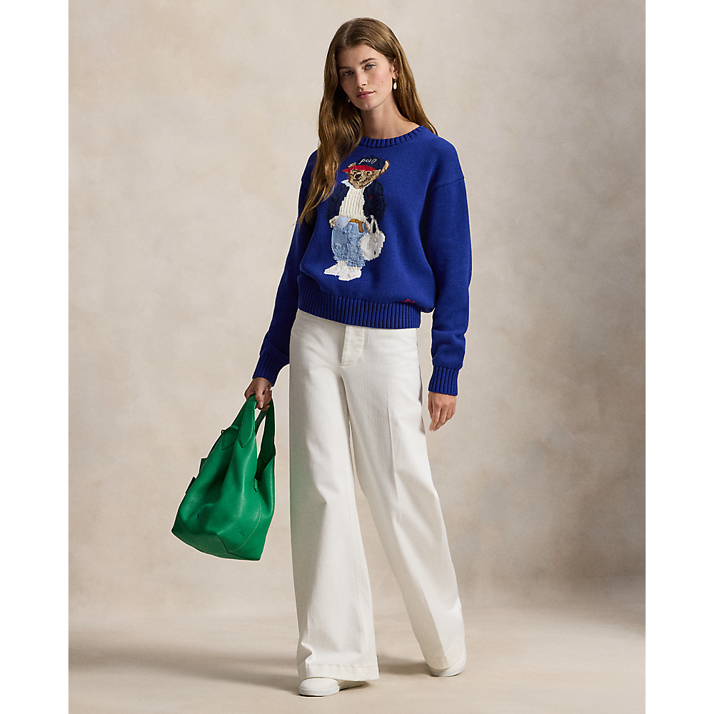 PRL Polo Bear Cotton Crewneck Jumper/Pulover 211A96238001