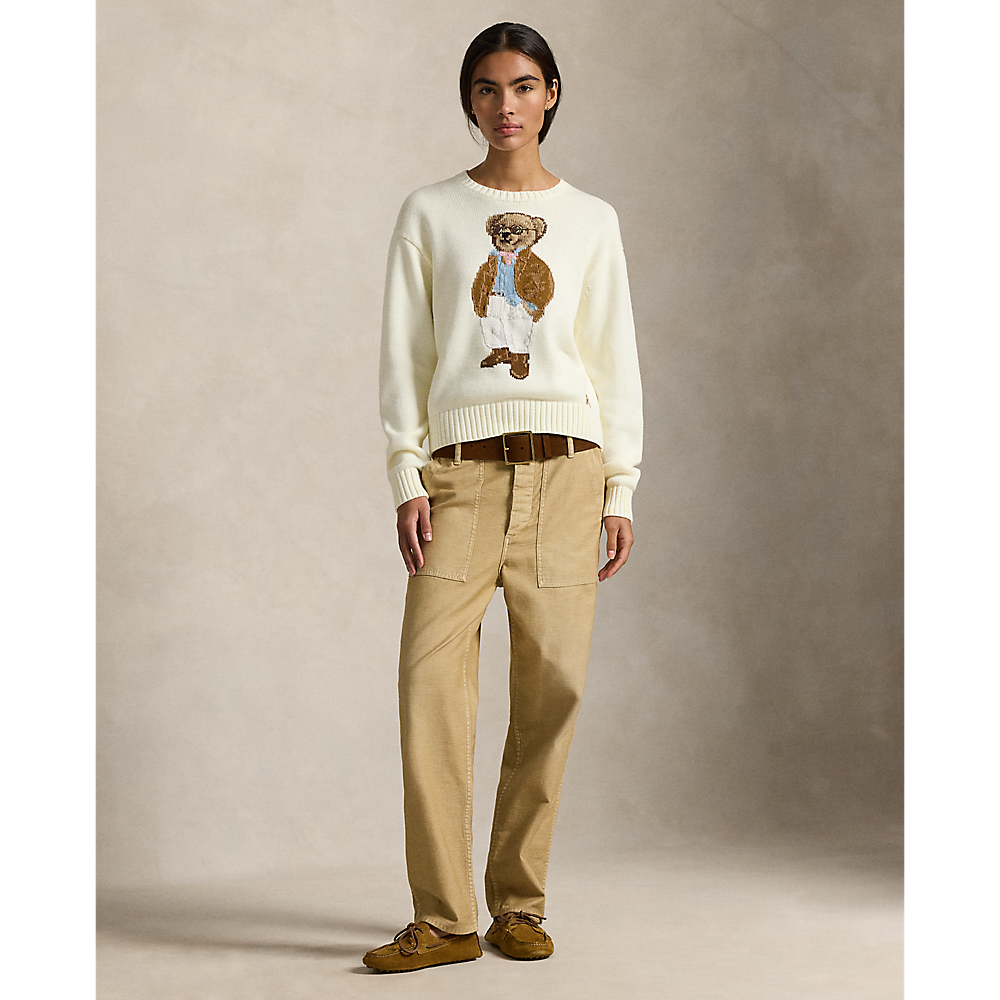 PRL Polo Bear Cotton Crewneck Jumper/Pulover 211A96248001