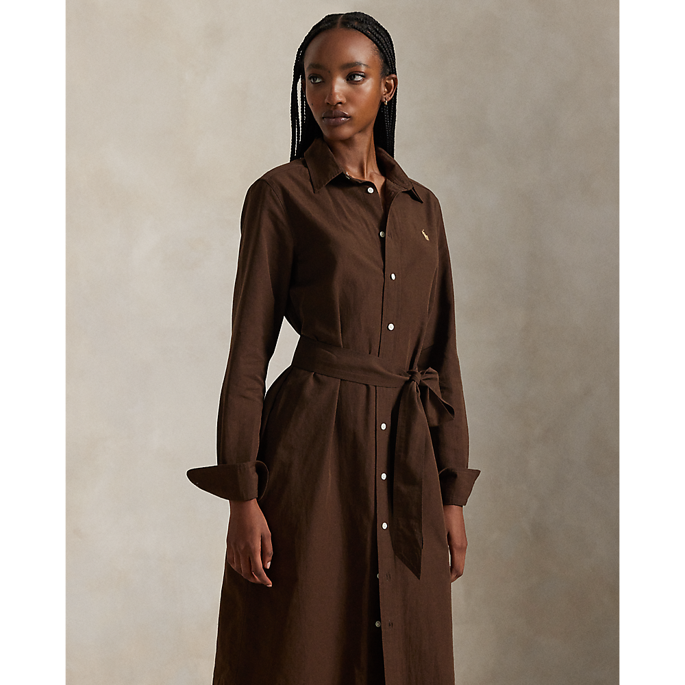 PRL Cotton-Linen Belted Shirtdress/Haljina 211A96346003