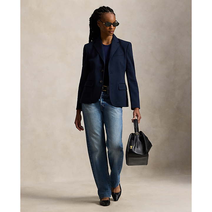 PRL Single-Breasted Ponte Blazer/Sako 211B16851001