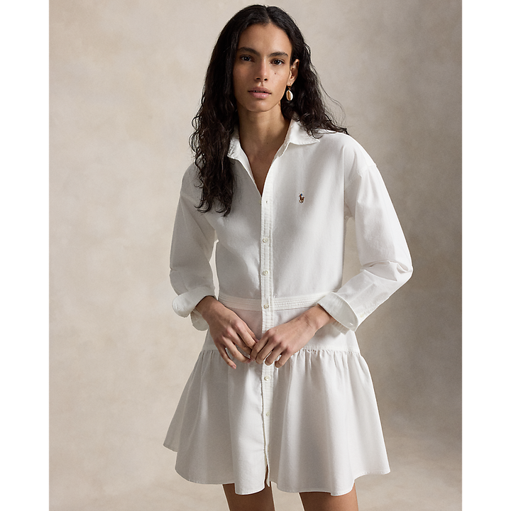 PRL Cotton Oxford Paneled Shirtdress/Haljina 211B22755002