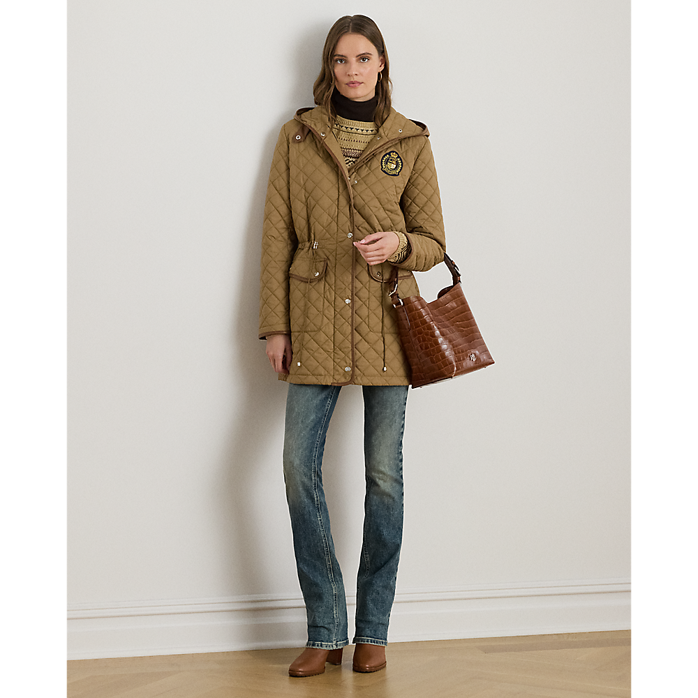 LRL Crest-Patch Diamond-Quilted Anorak/Jakna 297979534002