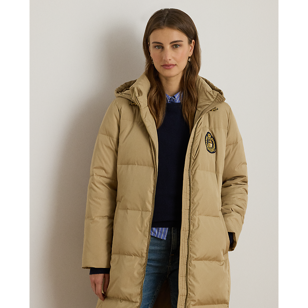 LRL Crest-Patch Hooded Quilted Down Coat/Jakna 297P04126002