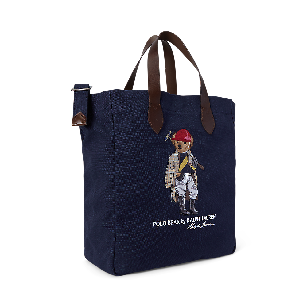 PRL Polo Bear Canvas Shopper Tote/Torba 405P08098001