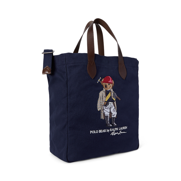 PRL Polo Bear Canvas Shopper Tote/Torba 405P08098001
