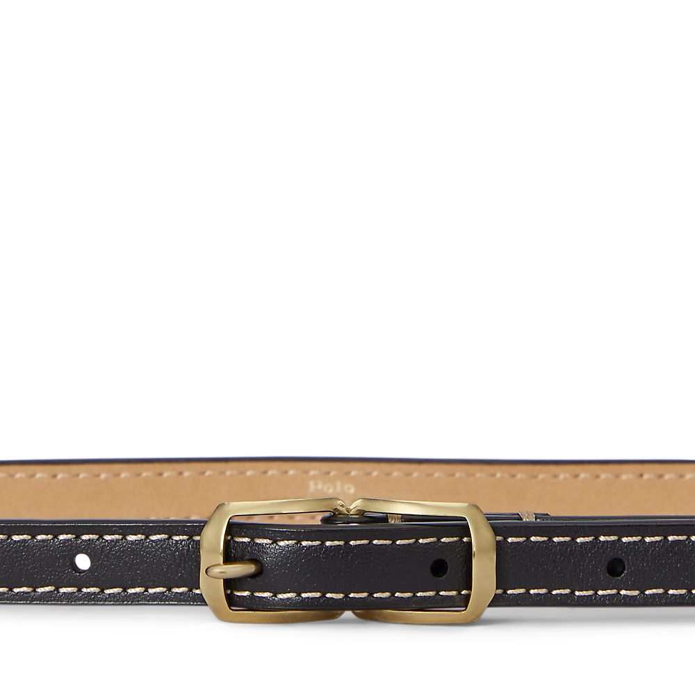 PRL Double Buckle Leather Belt/Remen 429962622001