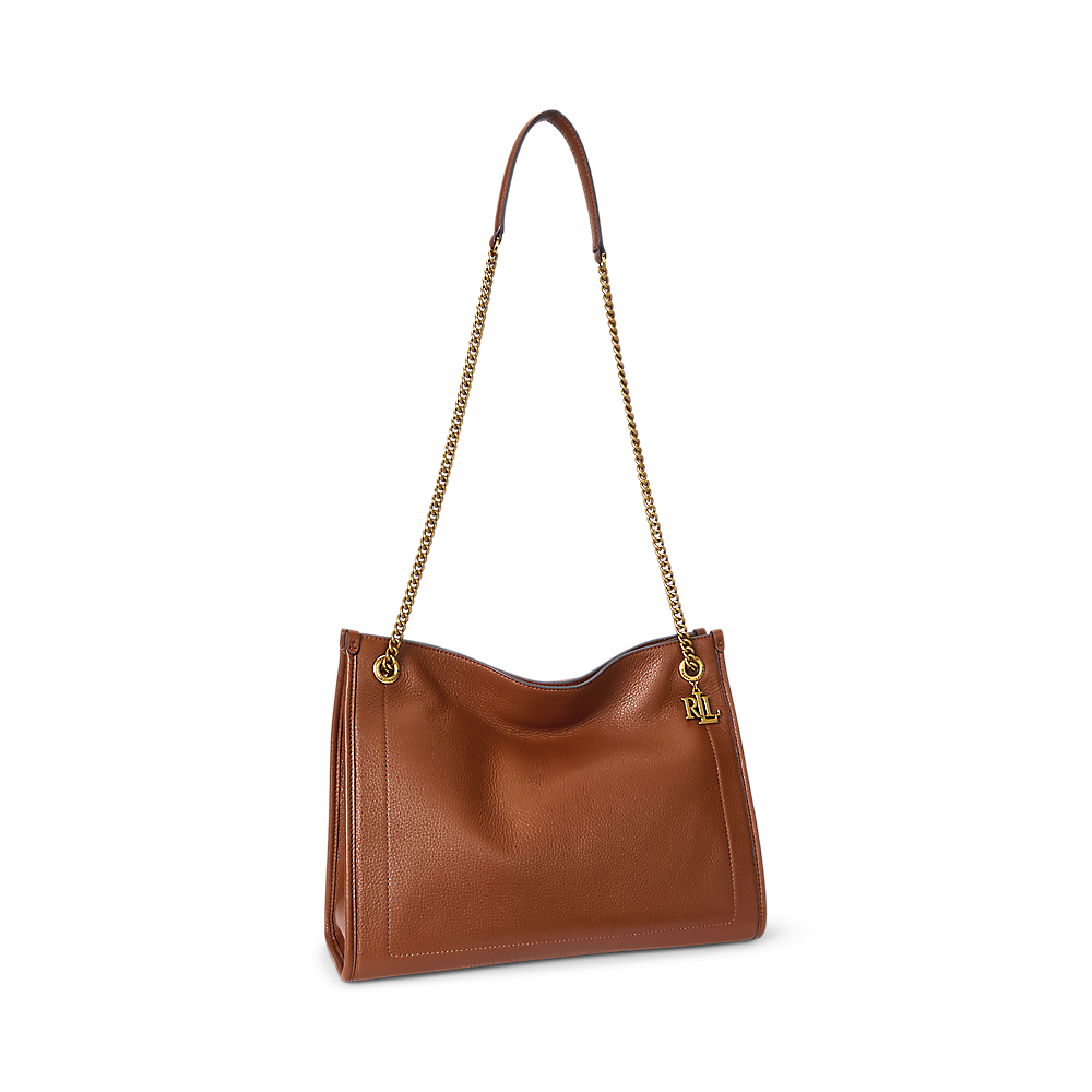 LRL Pebbled Leather Large Bradley Tote Bag/Torba 431969352001