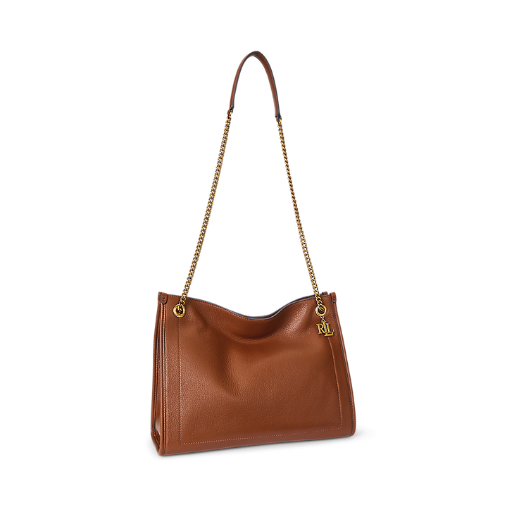LRL Pebbled Leather Large Bradley Tote Bag/Torba 431969352001