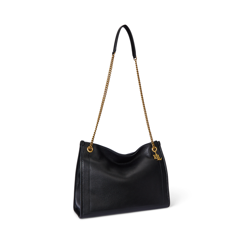 LRL Pebbled Leather Large Bradley Tote Bag/Torba 431969352002