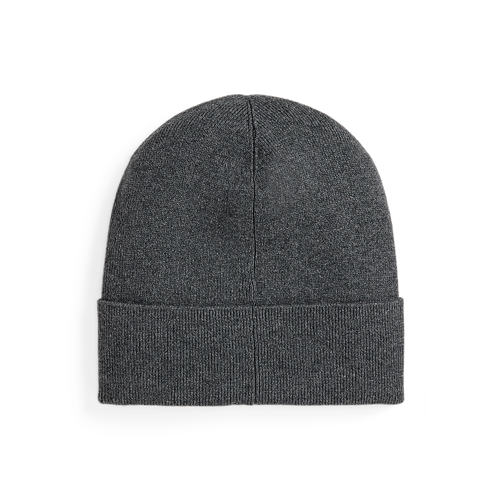 PRL Rib-Knit Cotton Beanie/Kapa 449959339004