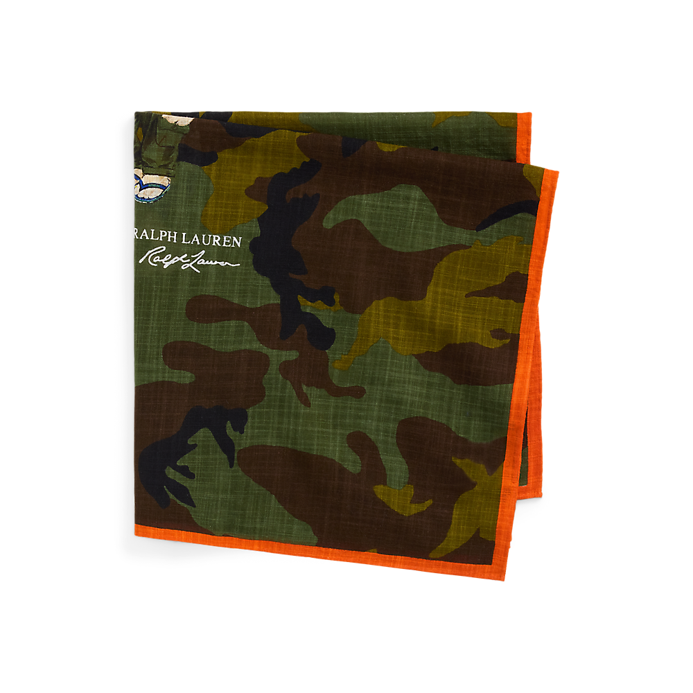 PRL Polo Bear Camo Cotton Bandanna/Šal 449973185001