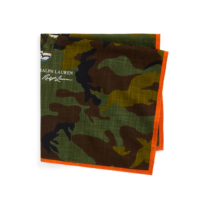 PRL Polo Bear Camo Cotton Bandanna/Šal 449973185001