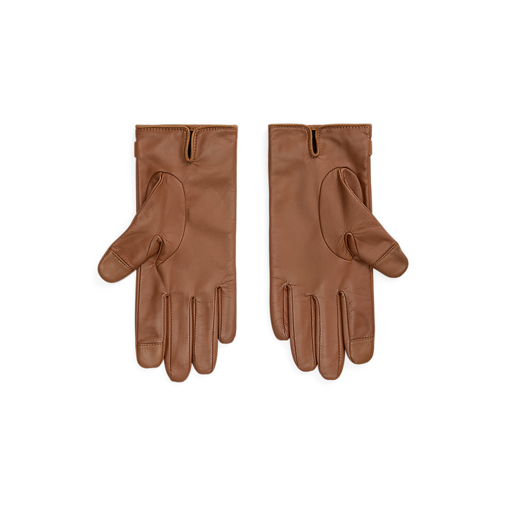 LRL Logo-Trim Sheepskin Tech Gloves/Rukavice 454927240004