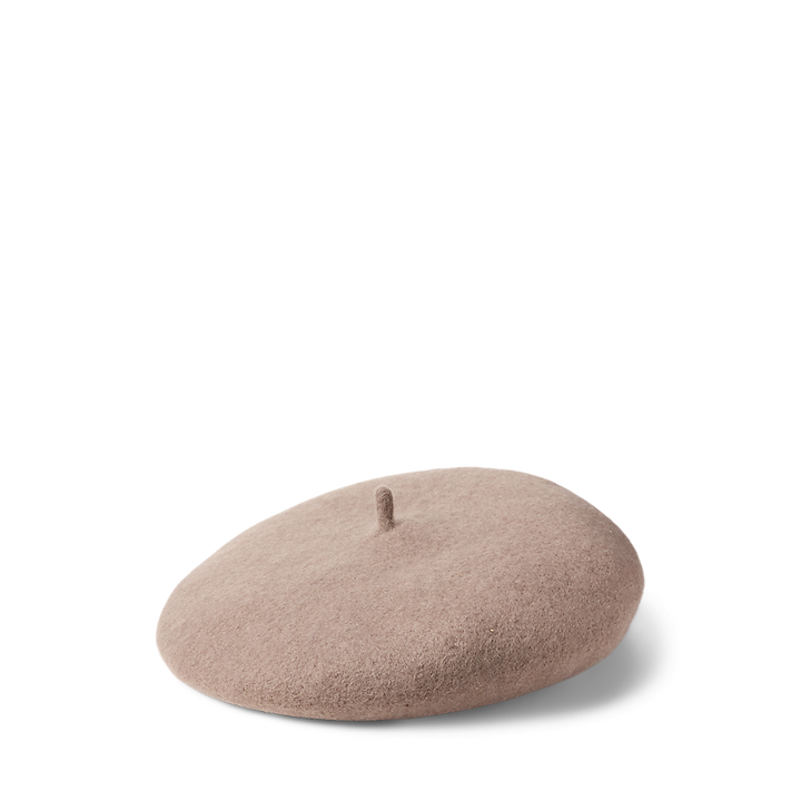 LRL Scrpt-Logo Felted Wool Beret/Kapa 454P04546004