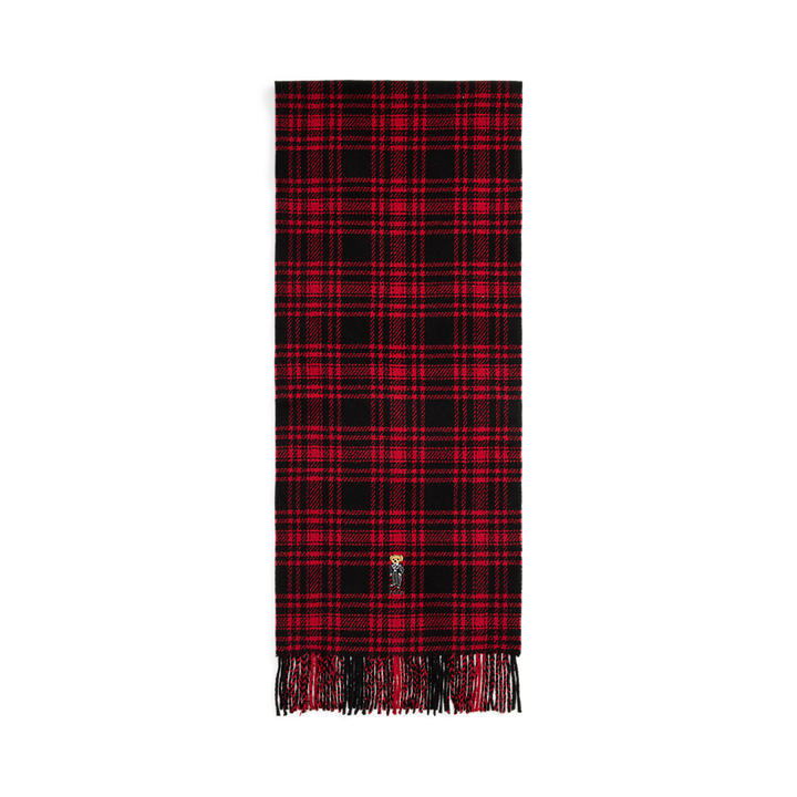 PRL Polo Bear Fringe Wool Scarf /Šal 455P04648001