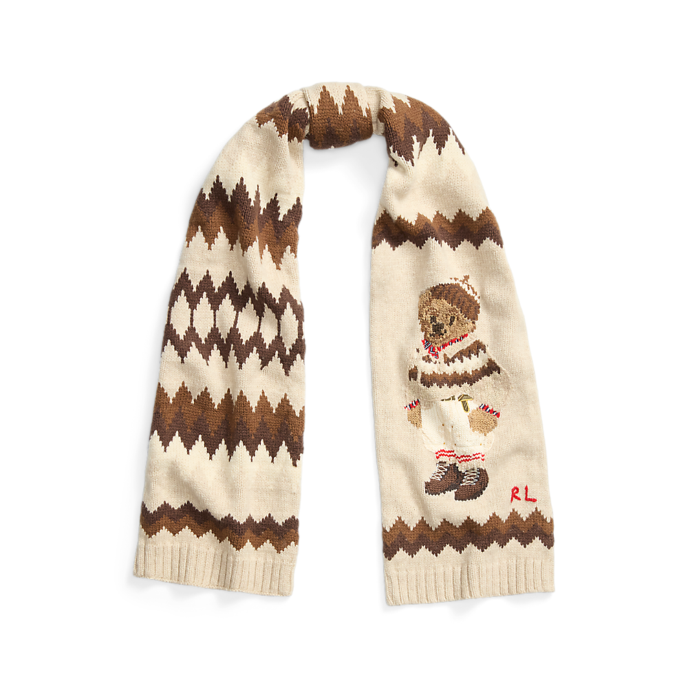 PRL Polo Bear Wool-Blend Scarf/Šal 455P04651001