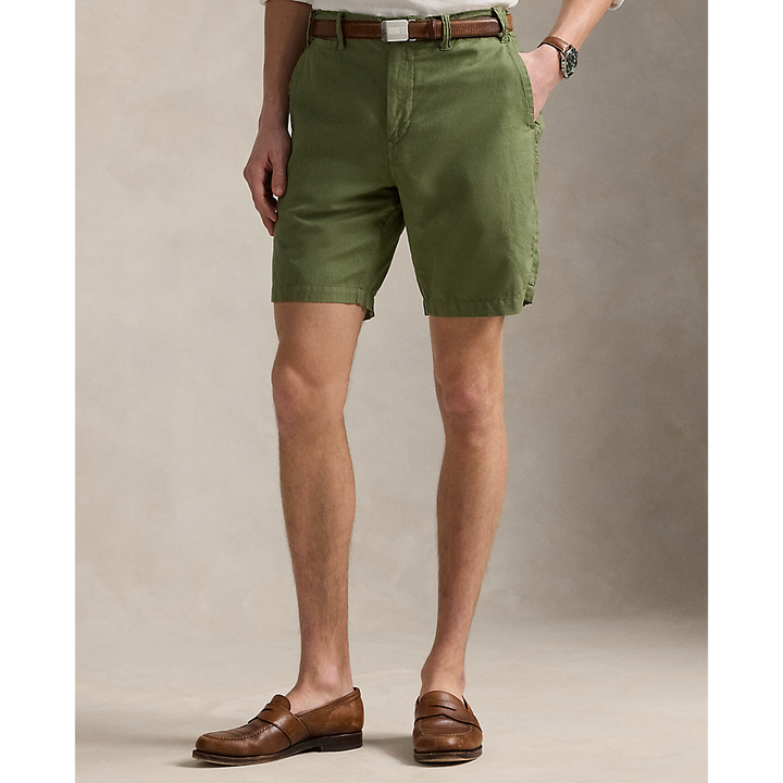 PRL 21.6 cm Classic Fit Linen-Cotton Short/Bermude 710741375032