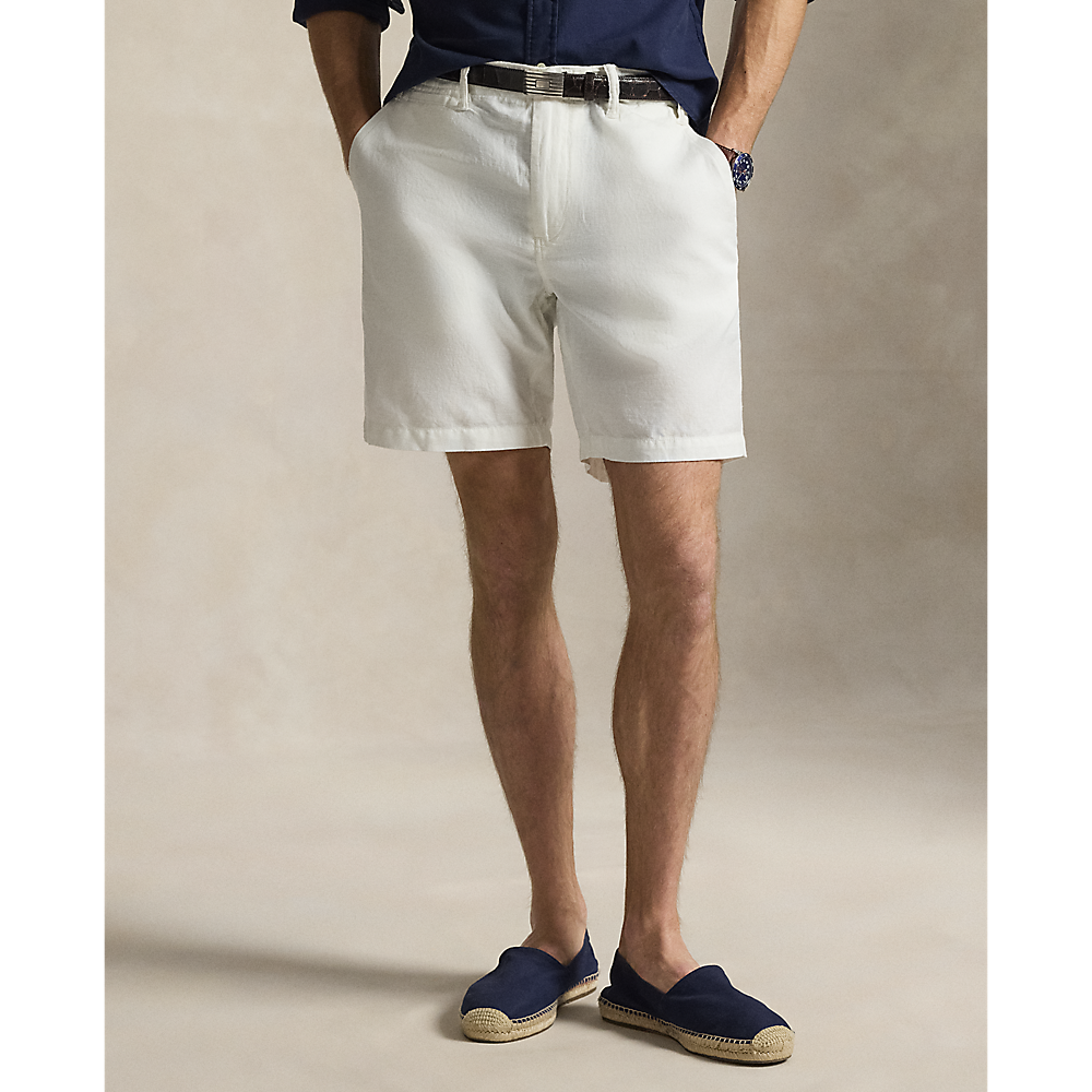 PRL 21.6 cm Classic Fit Linen-Cotton Short/Bermude 710741375502
