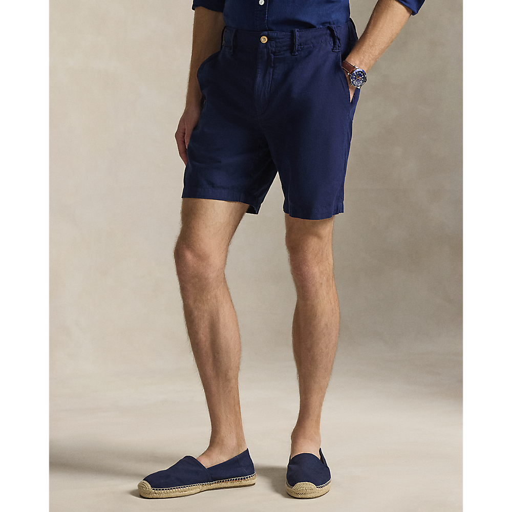 PRL 21.6 cm Classic Fit Linen-Cotton Short/Bermude 710741375503