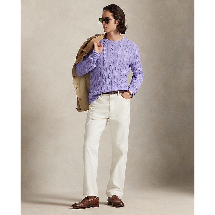 PRL Cable-Knit Cotton Jumper/Pulover 710775885531