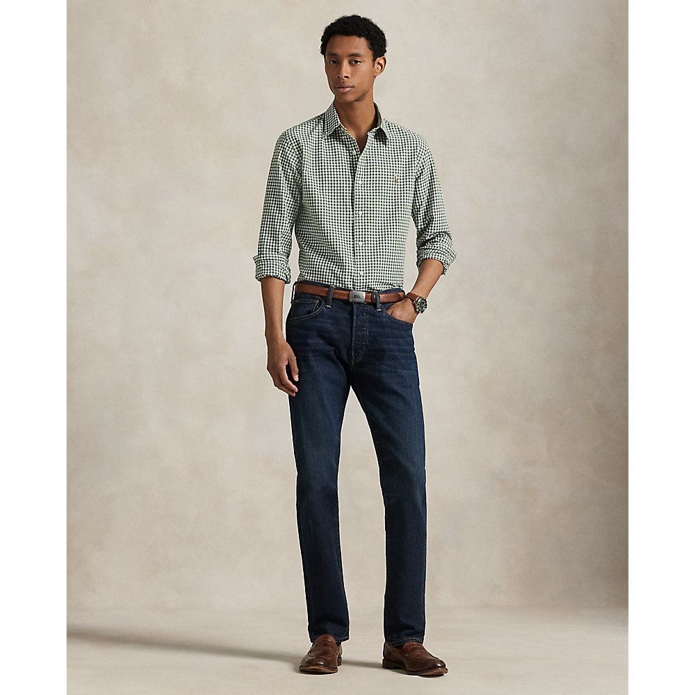 PRL Slim Fit Gingham Oxford Shirt/Košulja 710852744003