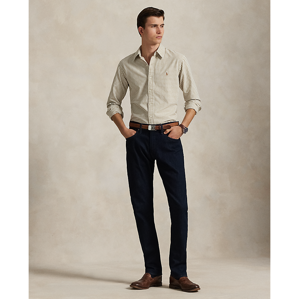 PRL Slim Fit Gingham Oxford Shirt/Košulja 710852744004