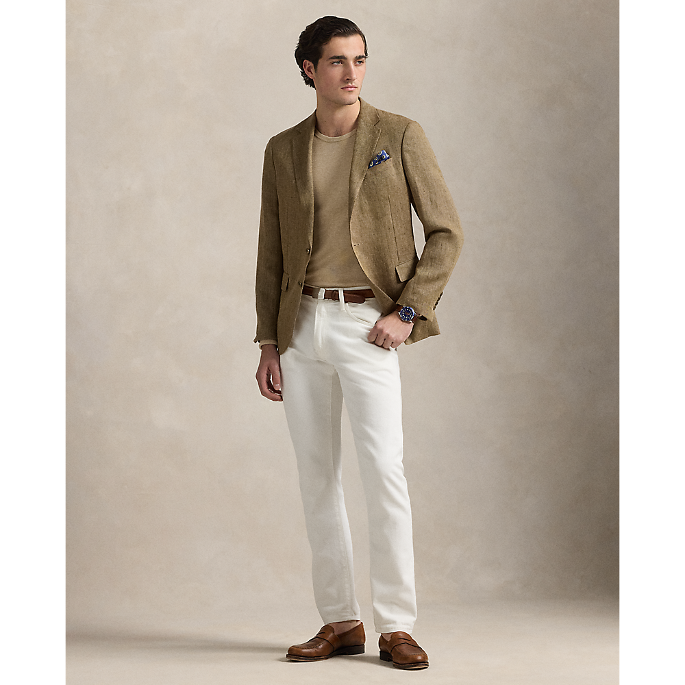 PRL Slim Fit Textured Cotton Sweater/ Pulover 710890558505