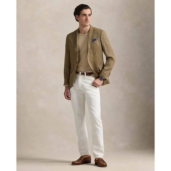 PRL Slim Fit Textured Cotton Sweater/ Pulover 710890558505