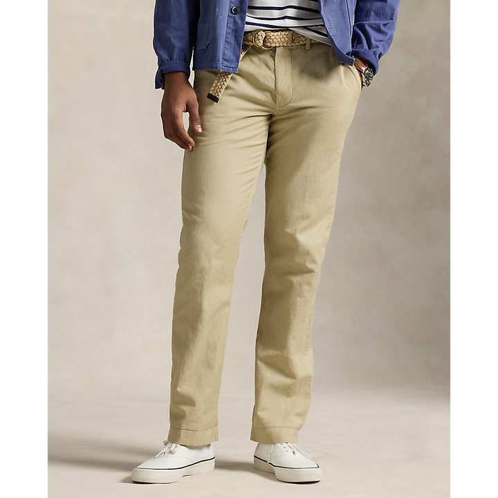 PRL Straight Fit Linen-Cotton Trouser/Hlače 710901796016
