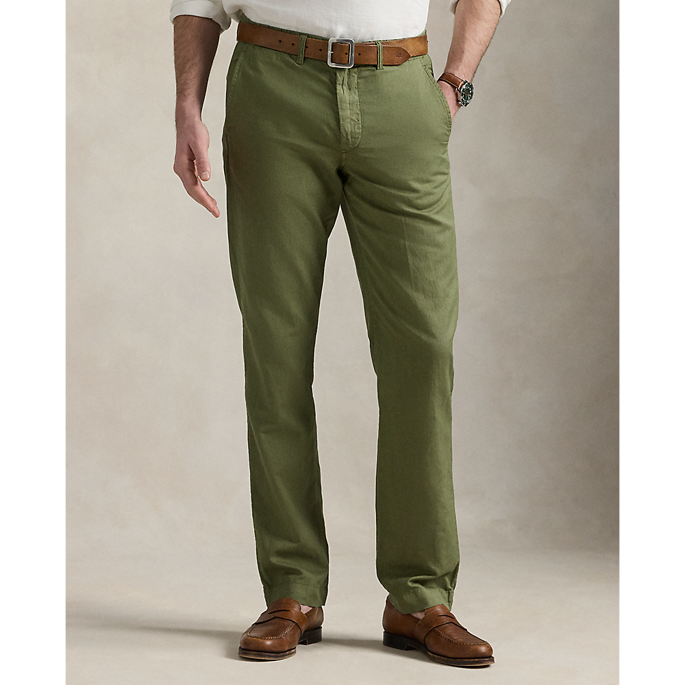 PRL Straight Fit Linen-Cotton Trouser/Hlače 710901796019